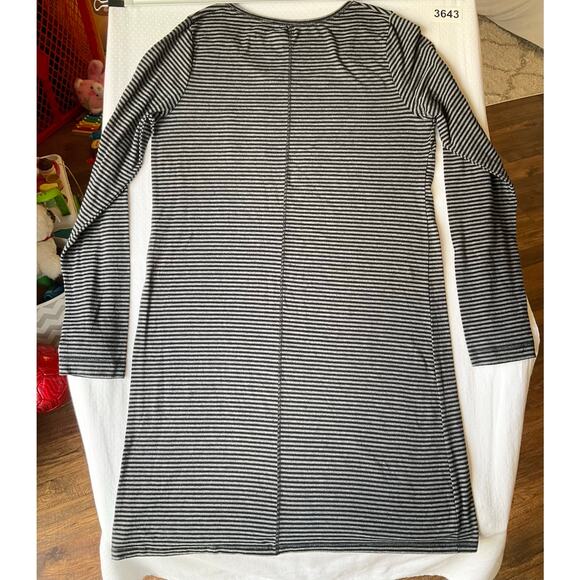 Gilligan & Omalley Women Sleepwear Soft Dress size M Long Sleeve KneeLength Gray - Picture 8 of 8